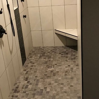 Bathroom tile from Kluesner Flooring in Manchester, IA