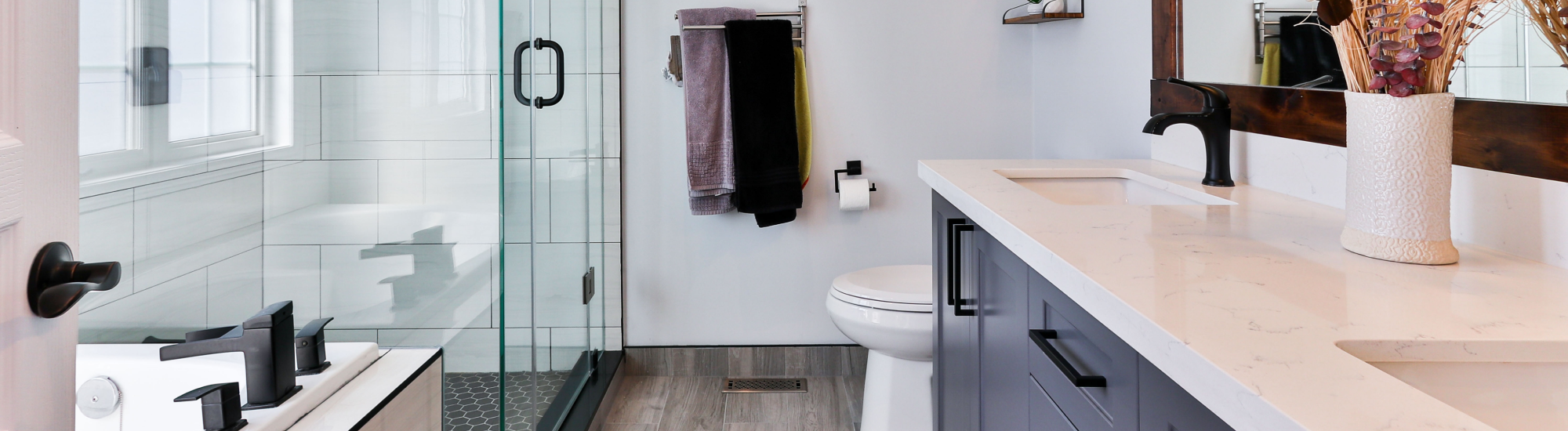 Kluesner Flooring in the Manchester, IA area also offers walk-in showers from Jackel, Casabella, and American Olean.