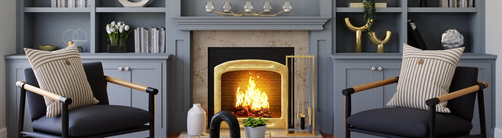 Kluesner Flooring in the Manchester, IA area also offers fireplaces from Legacy Tile